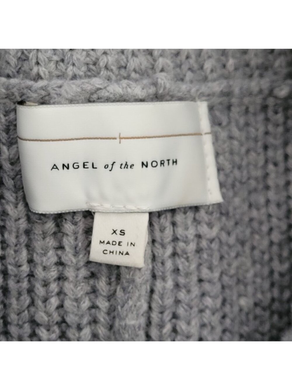 Anthropologie Angel Of The North Sleeveless Turtleneck Sweater Vest XS Gray - Picture 5 of 7